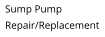 Sump Pump Repair/Replacement